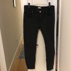 Zara Black Jean - Premium Denim Collection Size 12 US / EUR 44